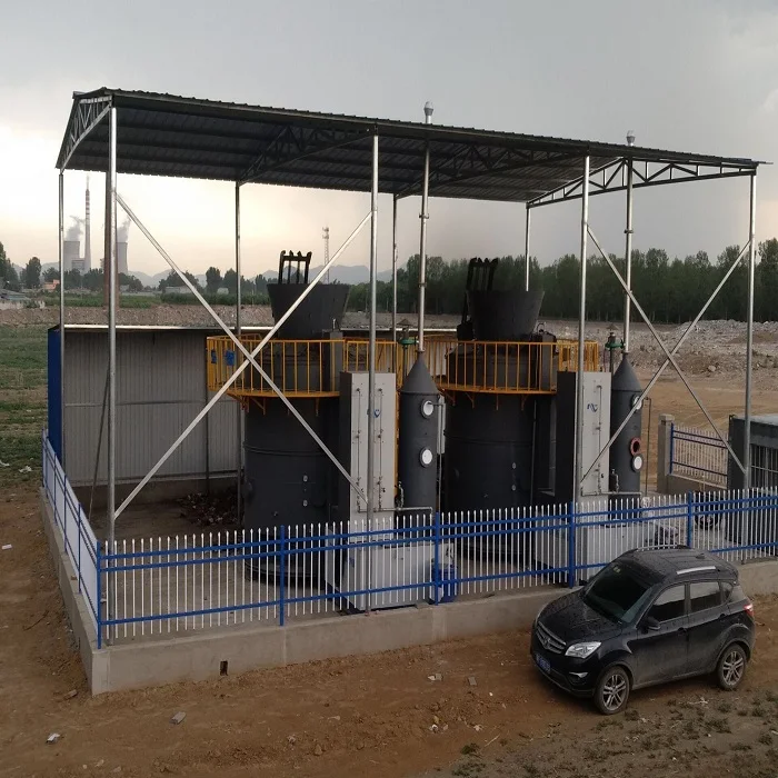 
Movable low temperature pyrolysis equipment for domestic garbage 