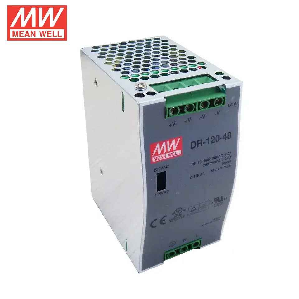 MEAN WELL DR-120-48 48 в блок питания 120 Вт din рейка В постоянного
