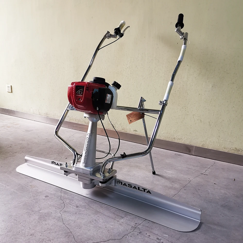 Vibrating Concrete Power Screed Tool Honda GX35 Petrol Powered Vibratory Concrete Screed Masalta Surface Finishing Screed