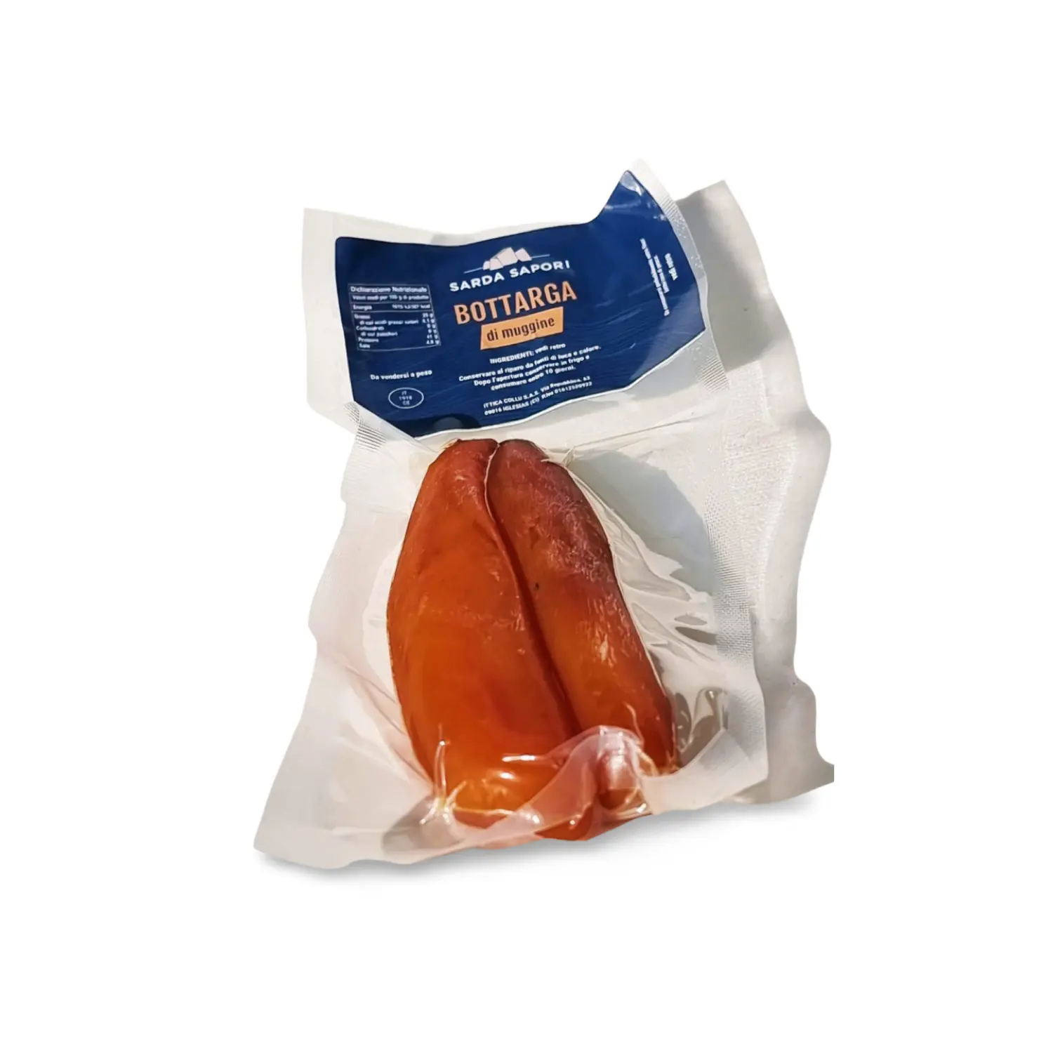 Premium Whole Italian Bottarga Product - Mullet Roe 70-100g - Gourmet Seafood Dishes Transformation