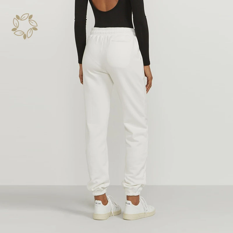 Organic Cotton Women Sweatpants Sustainable Jogger Pants For Women Eco Friendly Fit Sweatpants