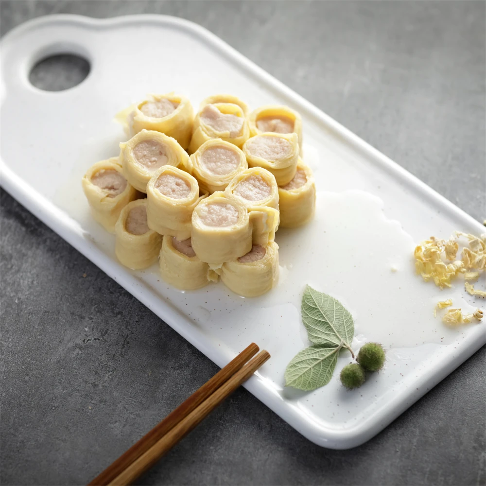 hot sale factory direct sale canned meat pork meat egg rolls 397g canned egg rolls with pork canned food