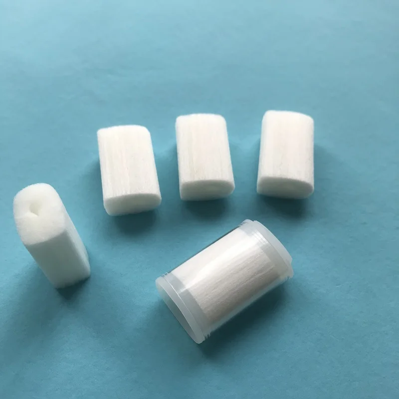 Custom non-woven PET cotton atomizing core oil absorption strip with hole