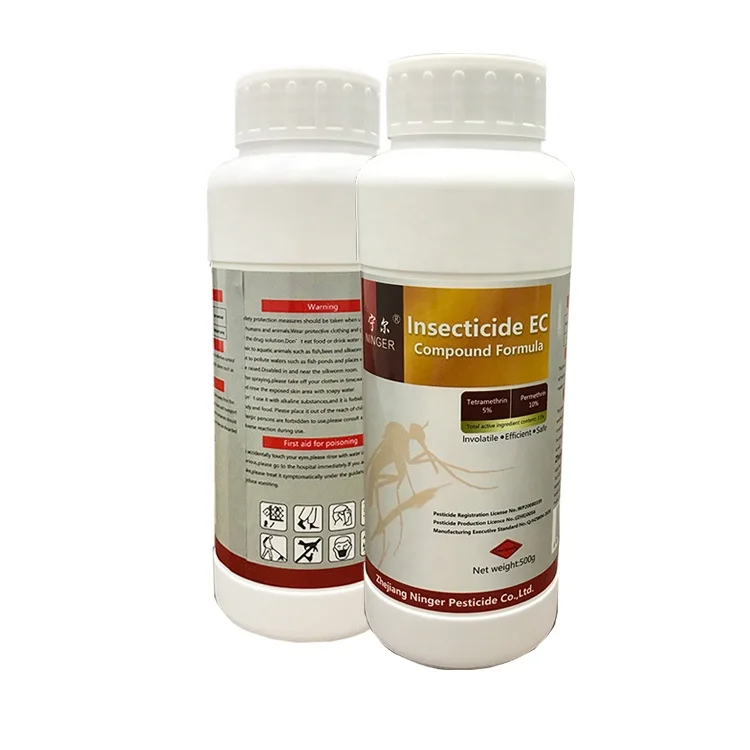 
Strong effect indoor pest control 15%EC Tetramethrin Permethrin pesticide liquid fly mosquito cockroach killer Insecticide 
