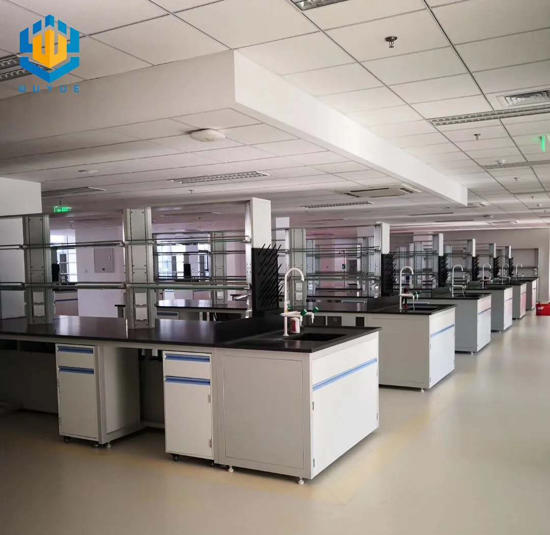 Customized Laboratory Furniture and Equipment Epoxy powder Coated Modular Island Lab Bench