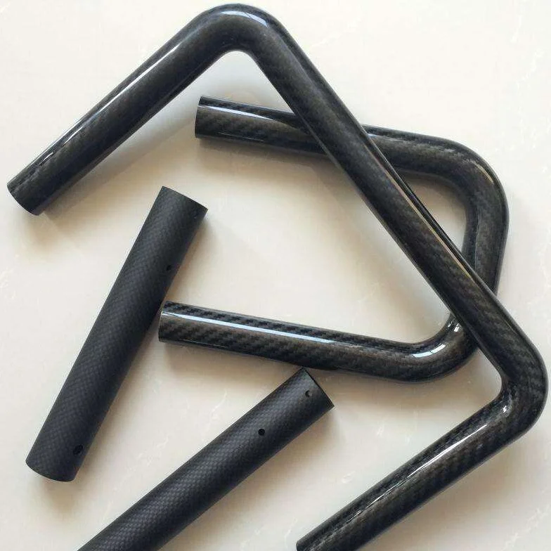 Carbon fiber tube for paddle model rocket metal detector