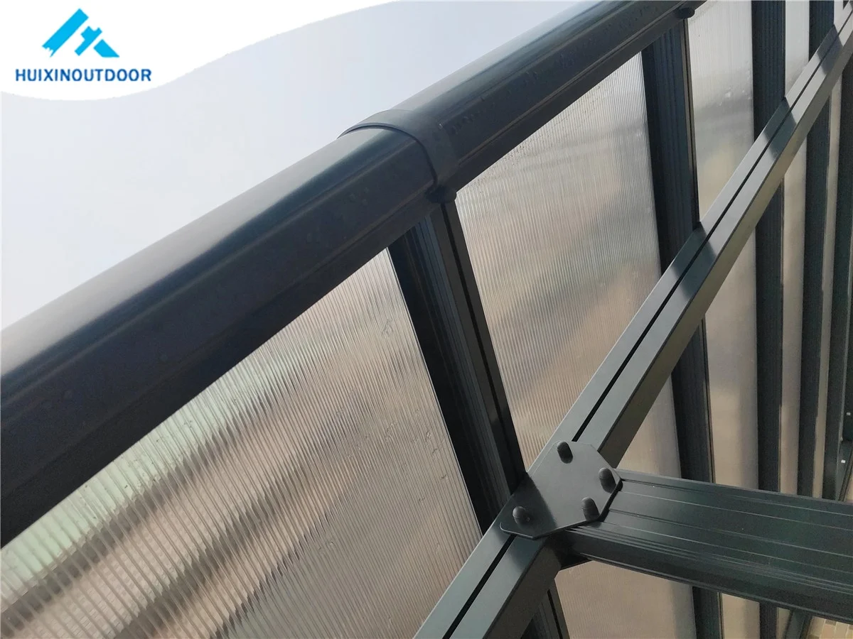 Best Selling Fireproof Awning Outdoor Window Rainproof Shade Car Aluminum Balcony Canopy Motion Light Patio Cover Roof