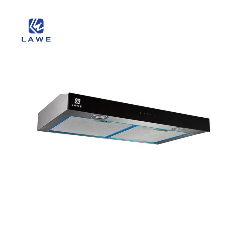 Lawe Hot Selling stainless steel built-in Kitchen Cabinet Aire Range Hood mini Extractor Hood with LED Light slim kitchen hood