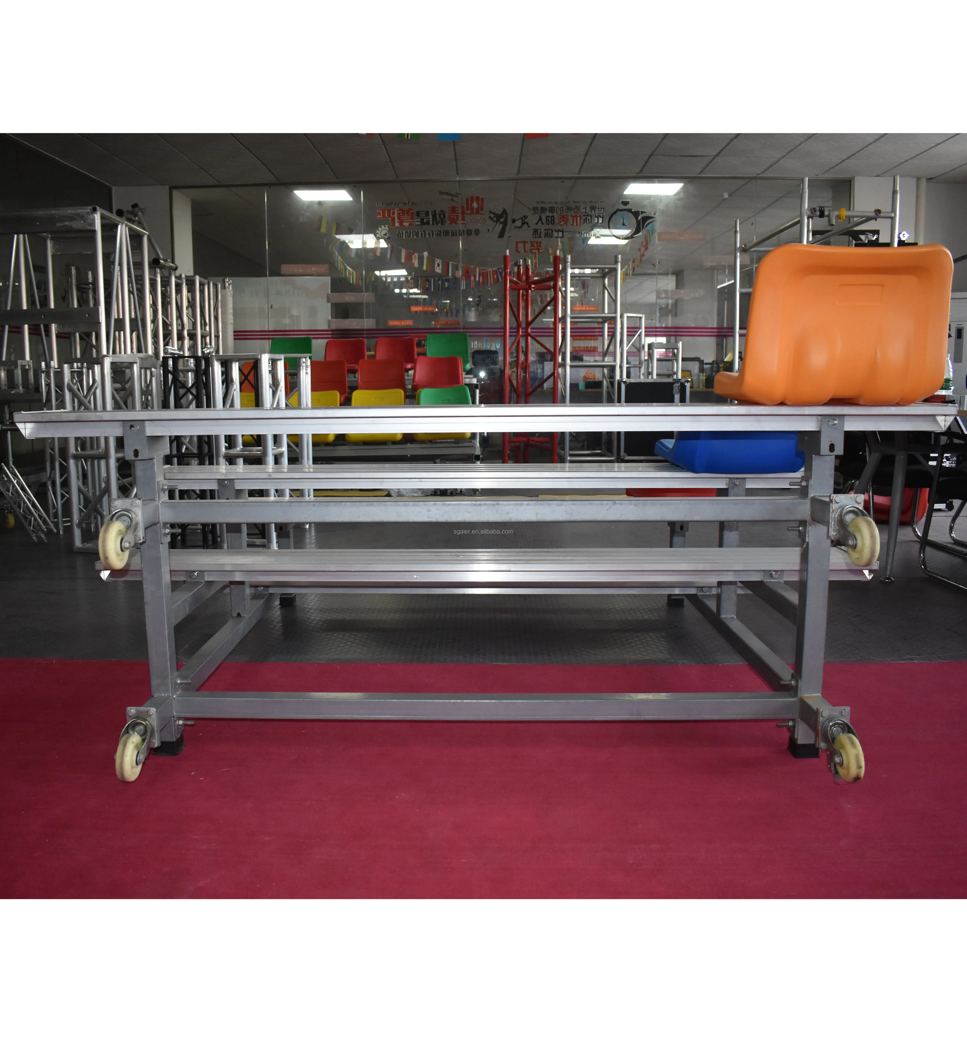 Hot Sale 3 Layers Customized football stadium seats Portable Bleachers for Sale