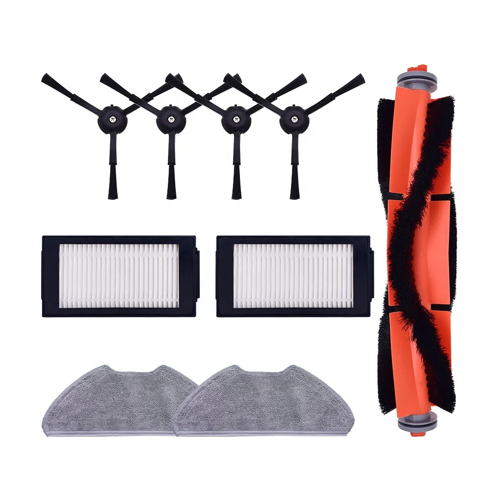 Pro/2 Pro/Mop 2 Lite Maintenance Set Main Side Brush Filter Mop Cloth for Xiaomi Vacuum Cleaner Replacement Parts Household Use