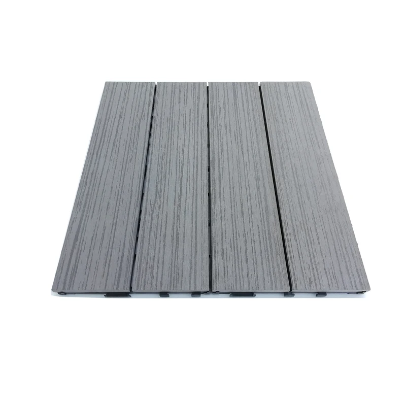 DIY wood plastic composite floor patio garden swimming pool balcony flooring
