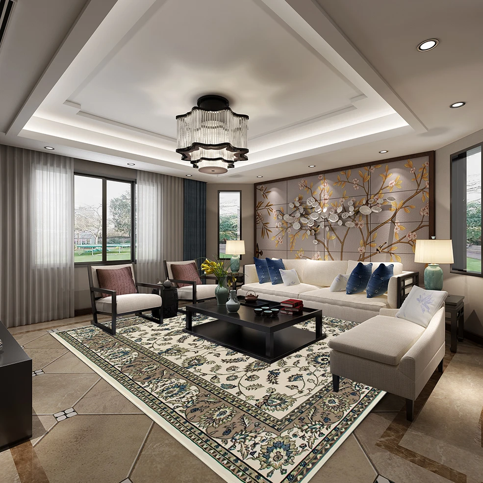 Заводские дешевые классические коврики и большого размера с принтом новый дизайн персидские плюшевые большая