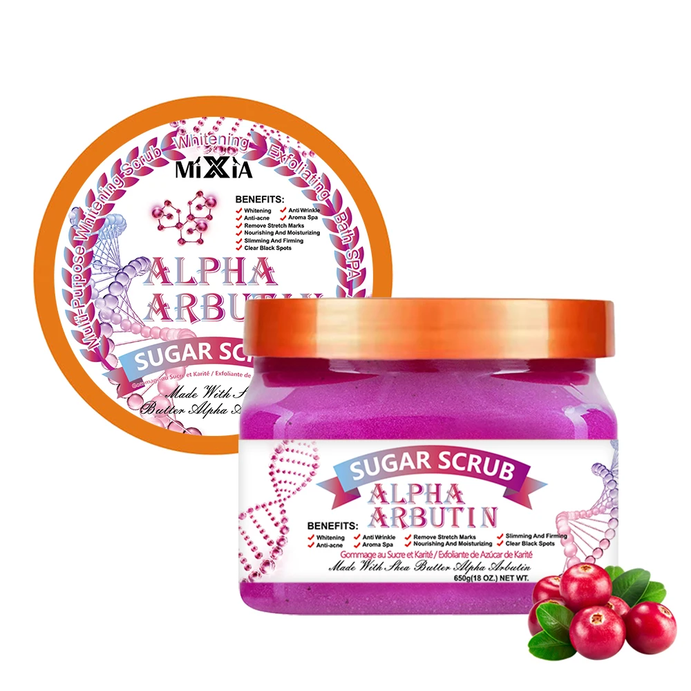Cross border body ice cream, sugar salt fragrance, fruit softening, skin exfoliating, shower scrub, wholesale