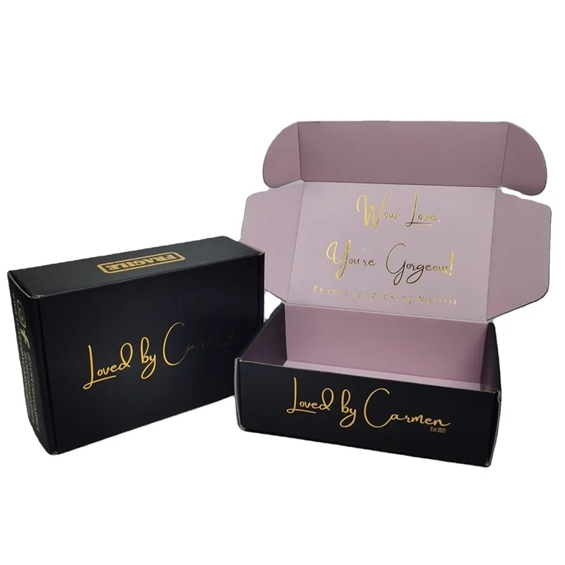 Wholesale price custom corrugated paper express shipping mailer packaging box