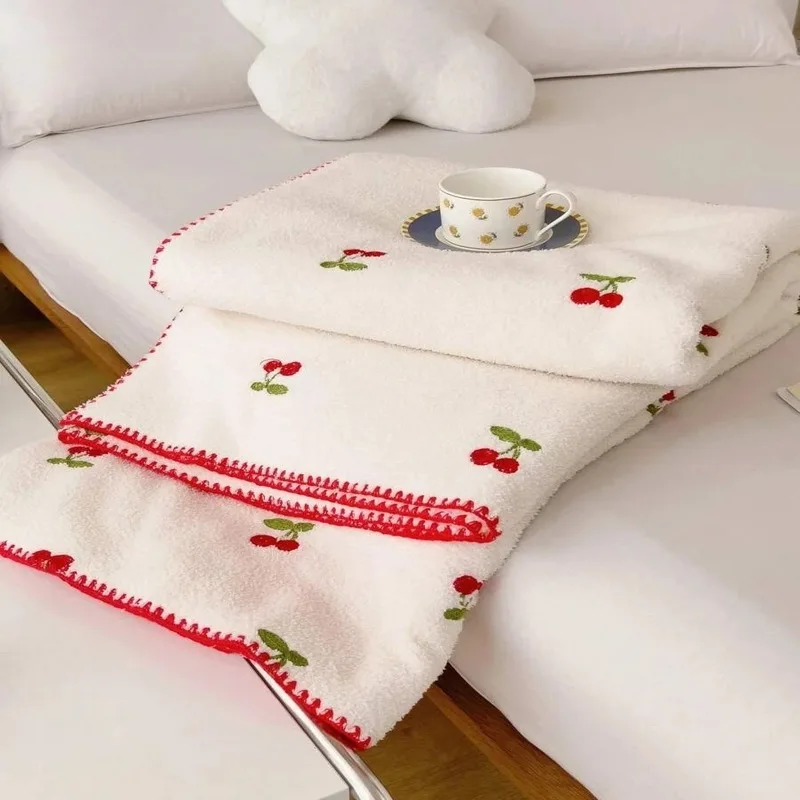 1 шт. вязаное одеяло из жаккарда