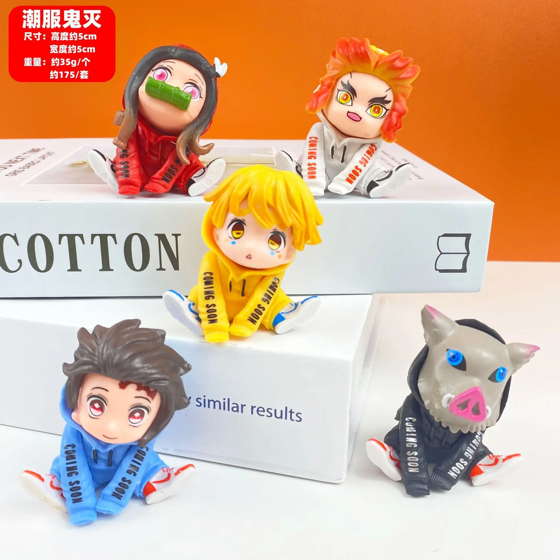 5pcs/set Demon Slayer Kimetsu No Yaiba Kamado Tanjirou Nezuko Zenitssu Inosuke Kanawo Anime pvc Action Figure