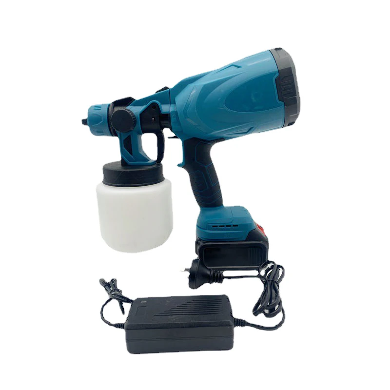 Lithium Battery Powered Paint Spray Gun  Handheld Cordless Airless Painting Machine