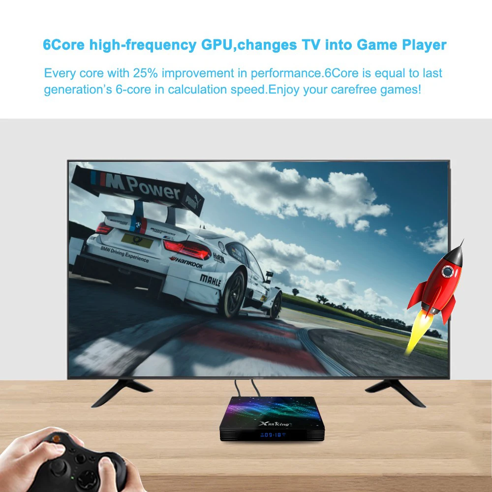 Android 9 0 ТВ-бокс X88 King 4K медиаплеер 2 4G /5G двухдиапазонный Wifi Смарт для