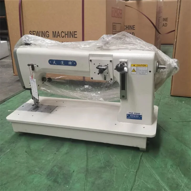 Ga243 China Factory New Apparel Machinery Thread Flat Lock Heavy Duty CE Certification Sewing Machine For Leather Goods Sofa