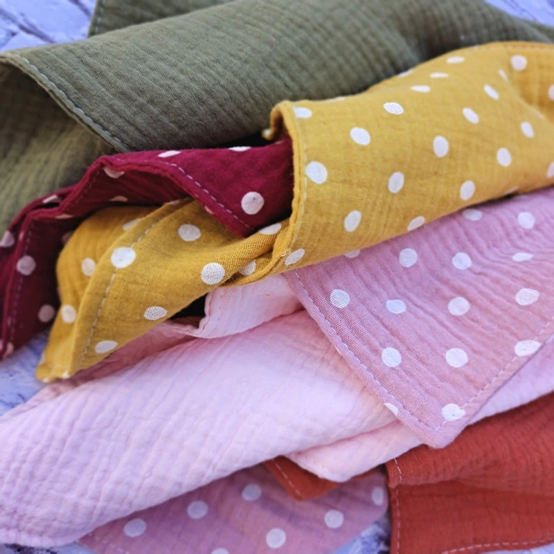 Удобная супермягкая поглощающая бандана из муслина и хлопка, детские нагрудники, Круглый прорезыватель из бука