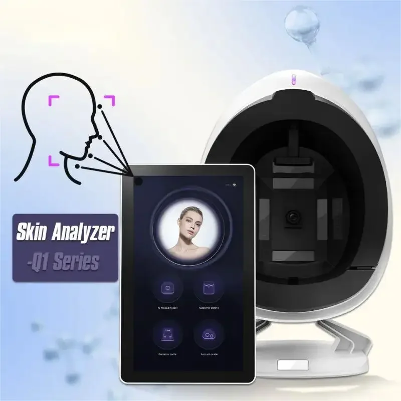 Aisia AI Smart 3D Skin Detector 8 Spectrum Digital Analyzer Face Analysis Machine Facial Scanner Visia Moji