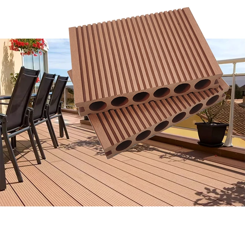 WPC Flooring synthetic lumber composite wood decking plank Wood Flooring WPCterrace outdoor flooring