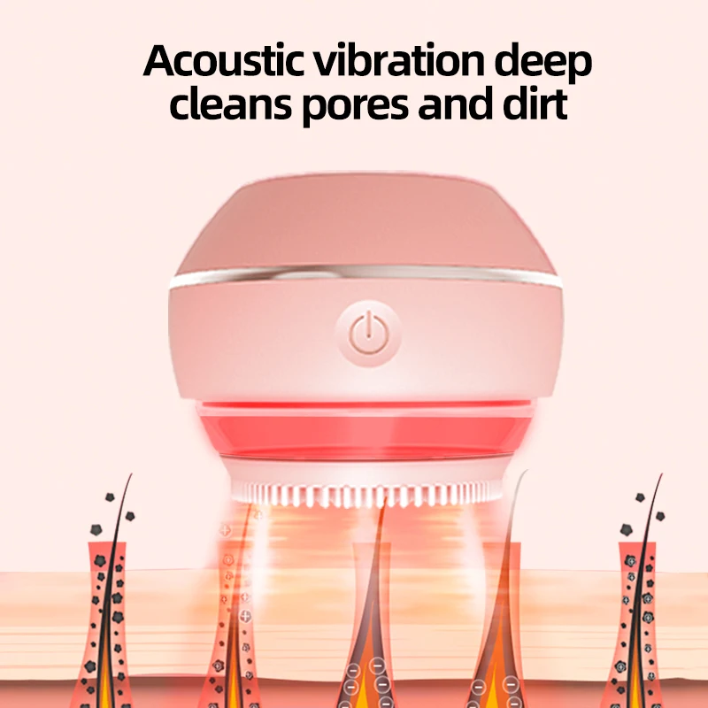 Водонепроницаемые и портативные щетки для чистки лица 3 светодиодных светильника