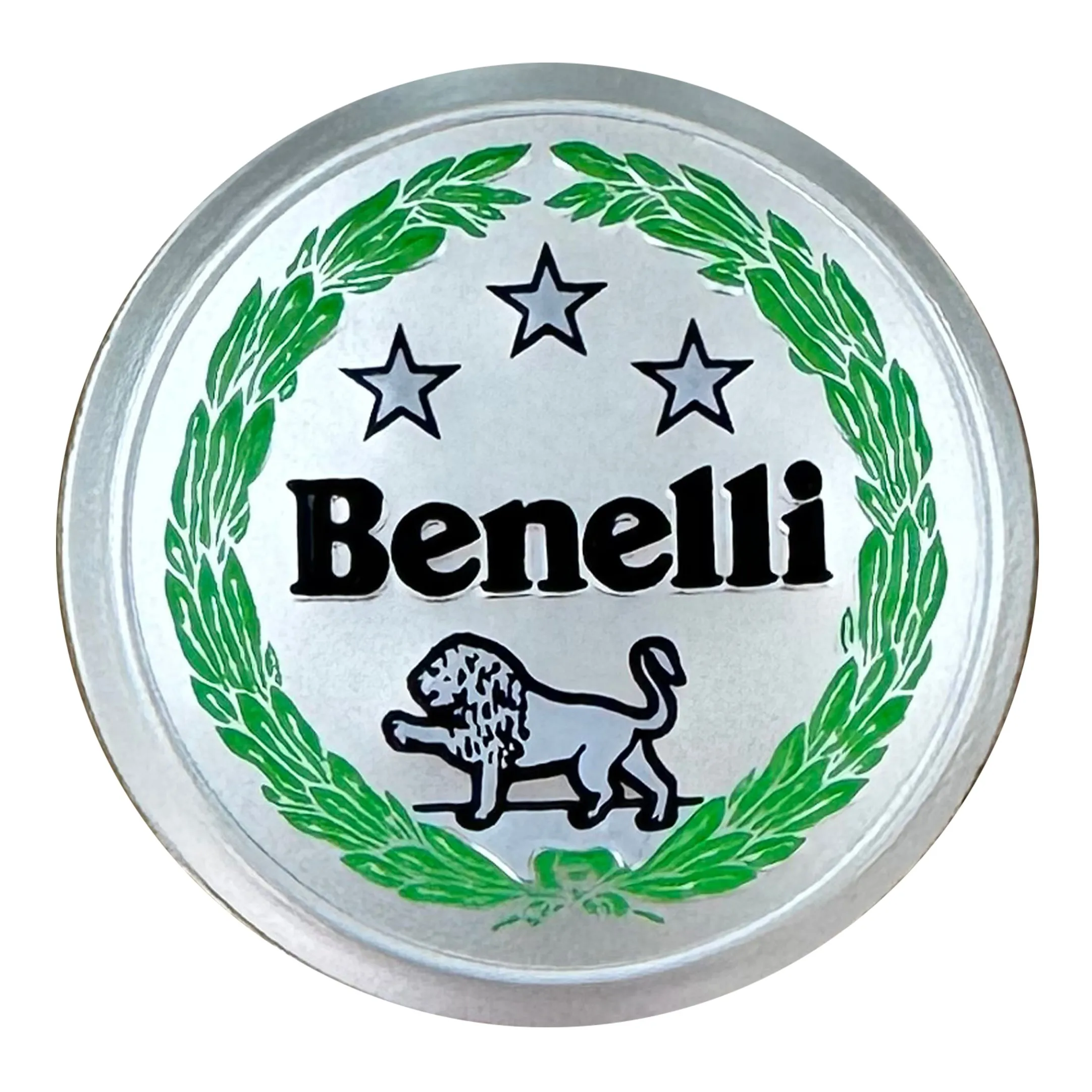 Custom Plastic Refund with Animal Sticker Chrome Silver Domed Brand logo Label for Beer Brand Logo