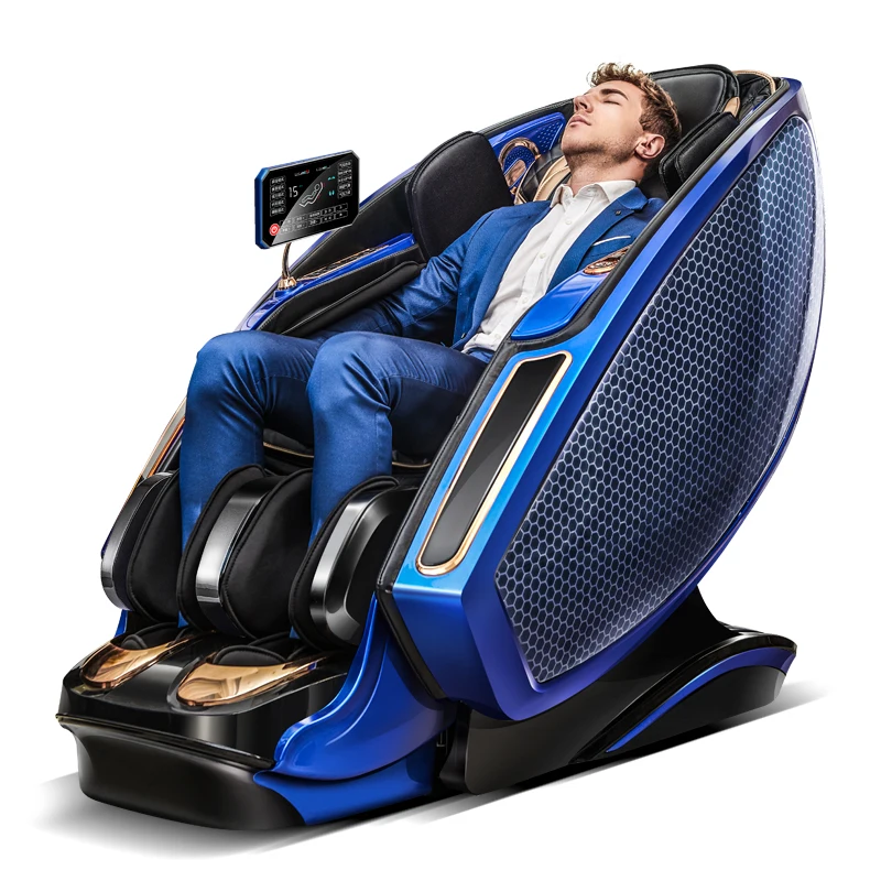 Home Use Remote Control Germany Shiatsu AI Voice Wireless Zero Gravity Pedicure Foot Spa Full Body Gaming Office Massage Chair