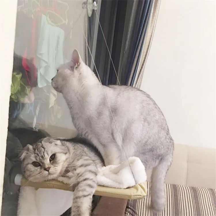 Hot selling cat hammock window hanging sucker hanging bed swing cat sunbathing cat sofa
