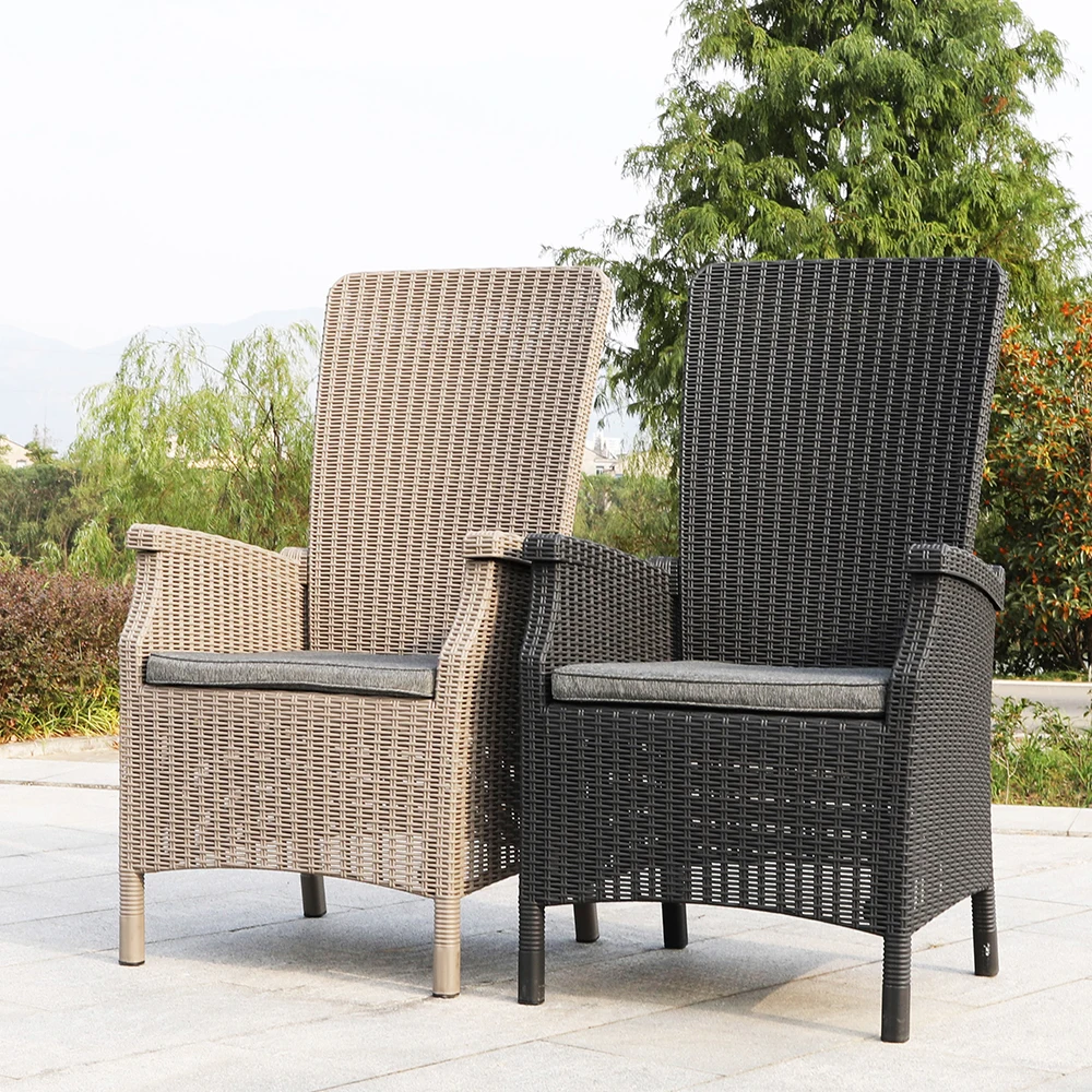 Modern Garden Simple Dining Chair Plastic Outdoor Armchair