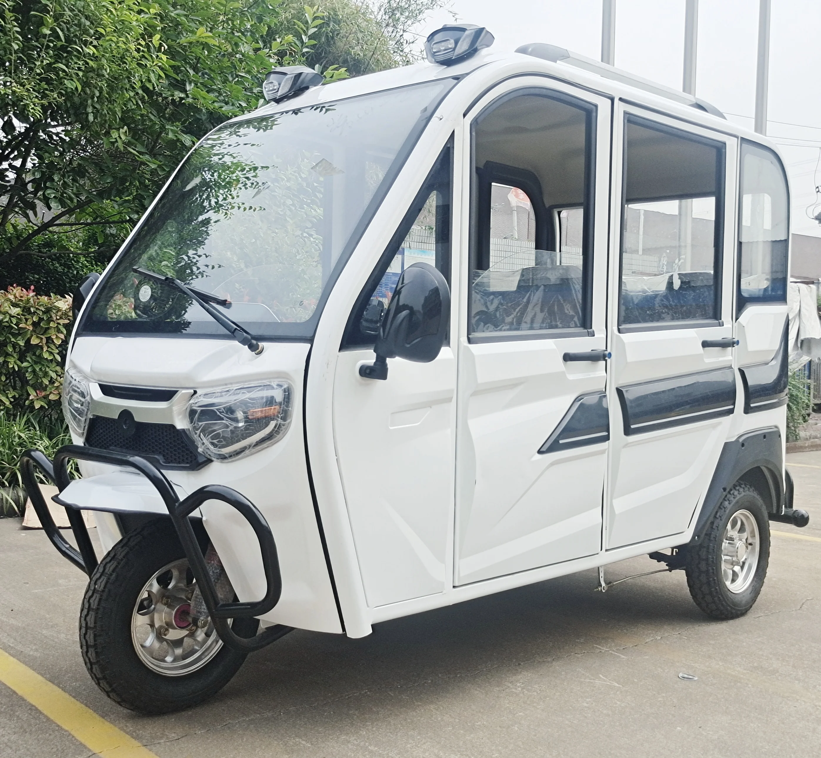 Changli New energy solar enclosed electric tricycle manufacturer price of electric tricycle for sale