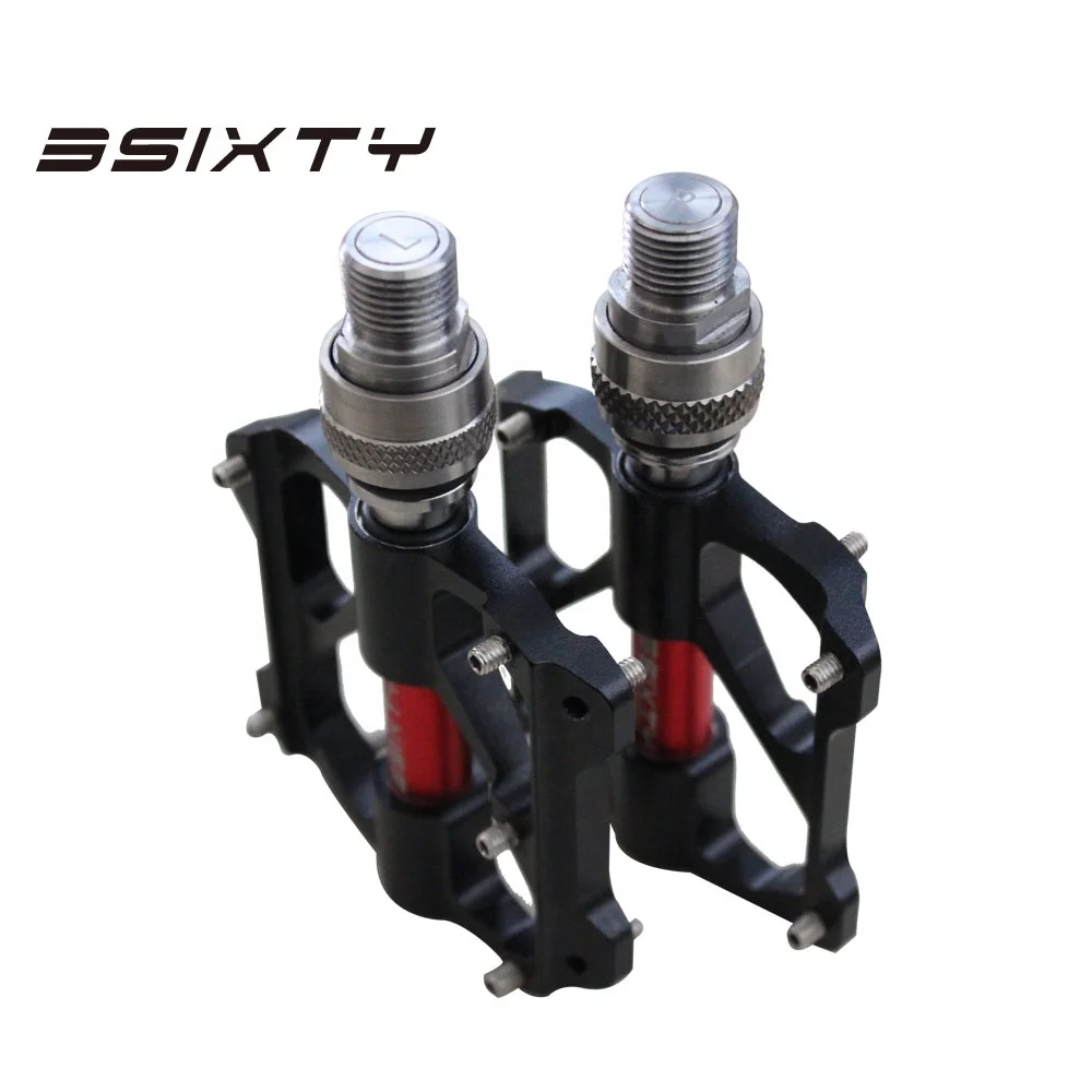 3SIXTY for Brompton Pedal Ti Axis 3 Bearing Titanium Alloy Quick Release Pedal 220g/pair Bicycle Parts Accessories
