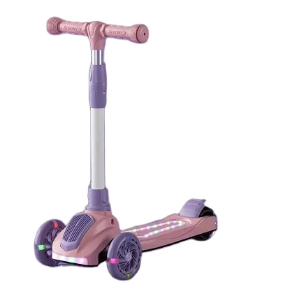 
Riding Ride On Foot Three 3 Wheels E Kick Electric Girl Boy Toddler Toy Baby Child Children Kids Scooter 