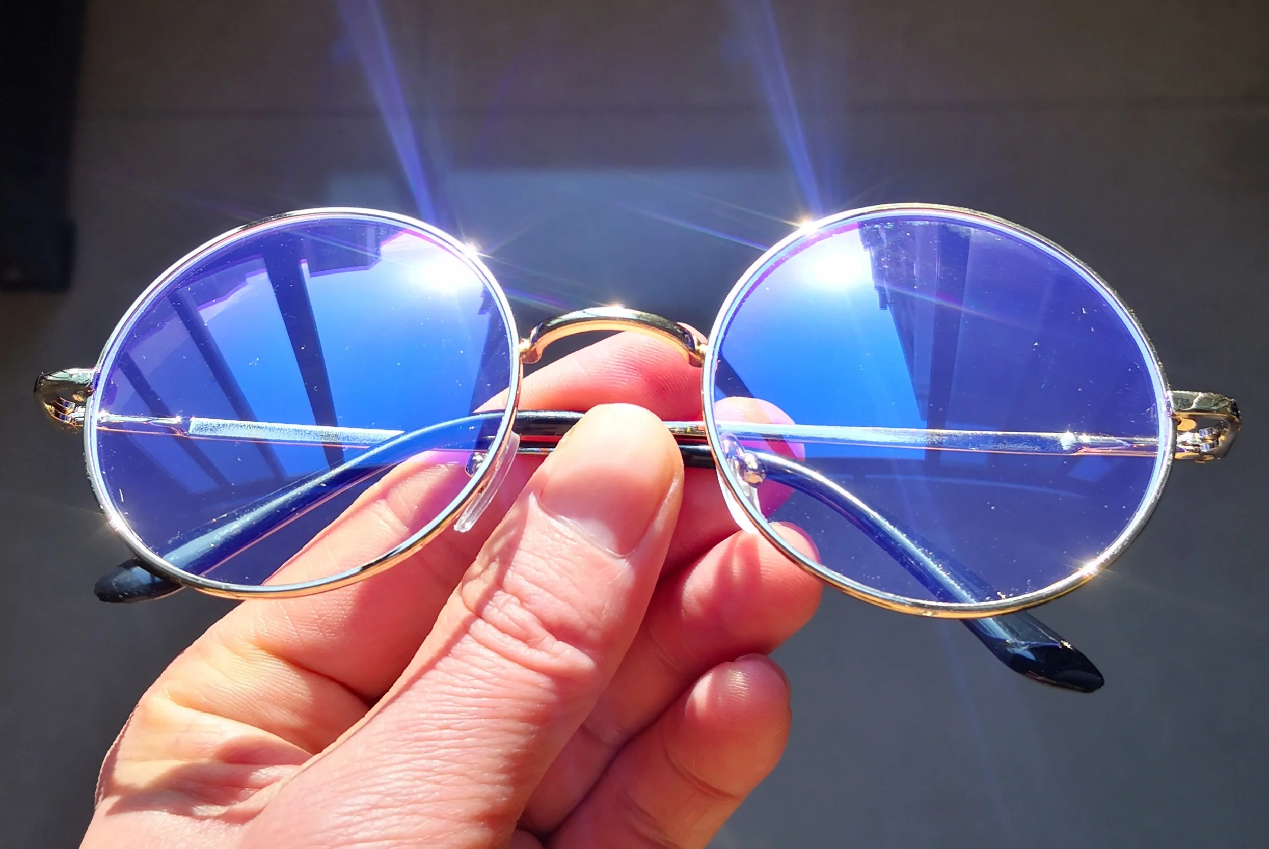 Amazon hot sale Anti-Ultraviolet UV400 Sunglasses Flat Mirror Retro Anti Blue light Glasses with spring hinge