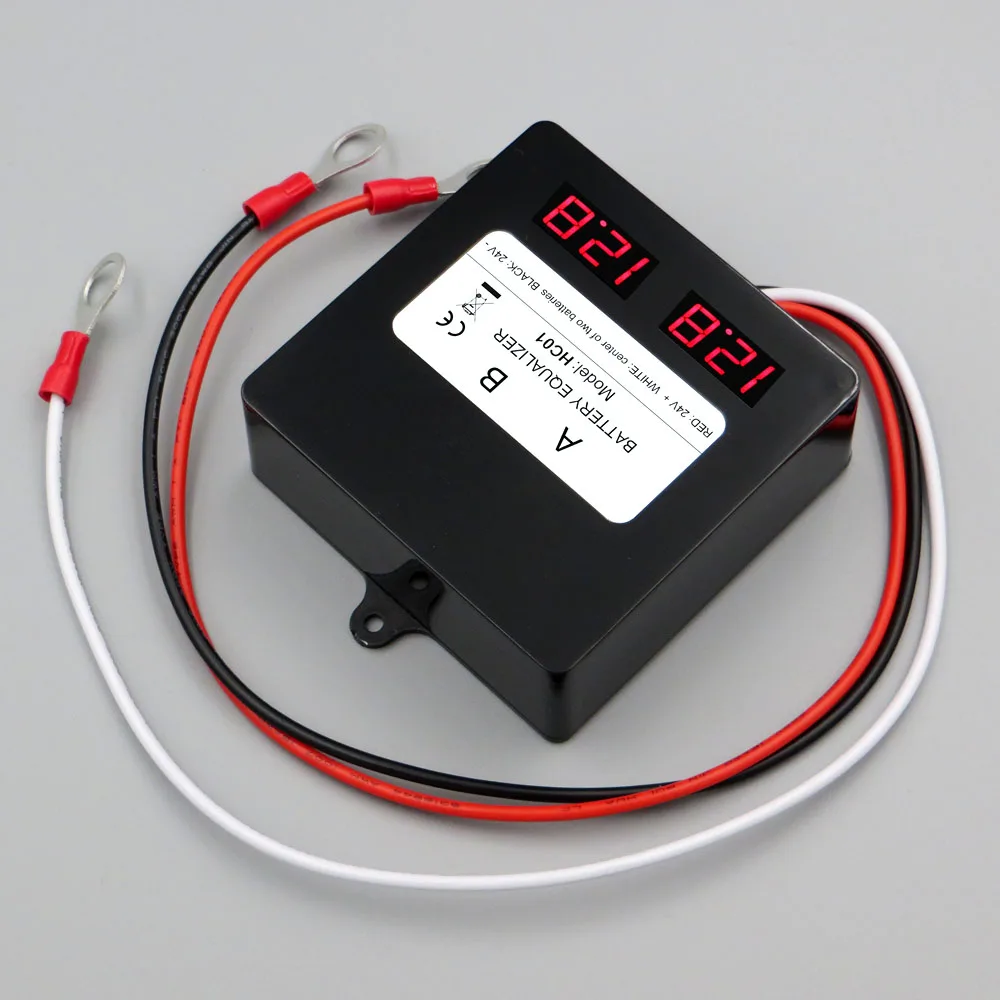 HC01 12V 5A battery bank equalizer balancer with lcd display for lead-acid/lithium battery