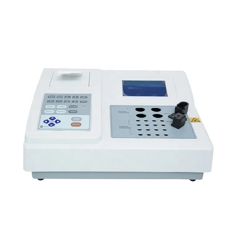 semi automatic coagulation analyzer coagulation meter blood coagulation analyzer