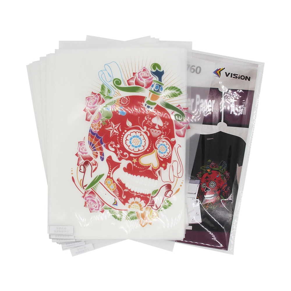 Laser Dark No Cut Transfer A+B Paper A4 A3 For Laser Printer with White Toner