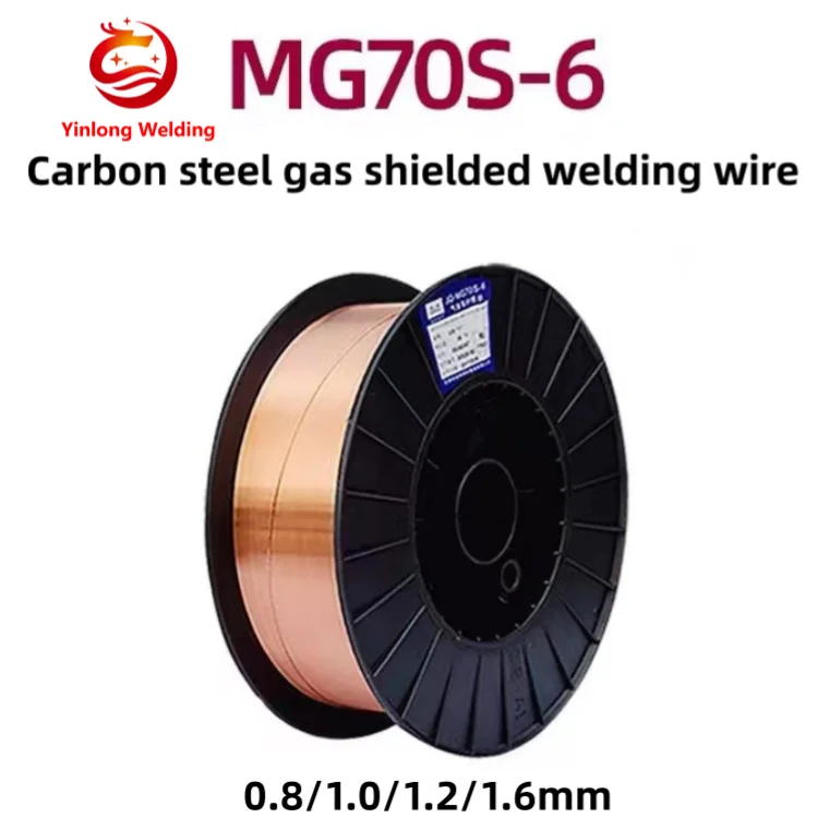 Competitive Price 1.6 MG70S-6 Carbon dioxide gas shielded Solid core flux cored welding wire
