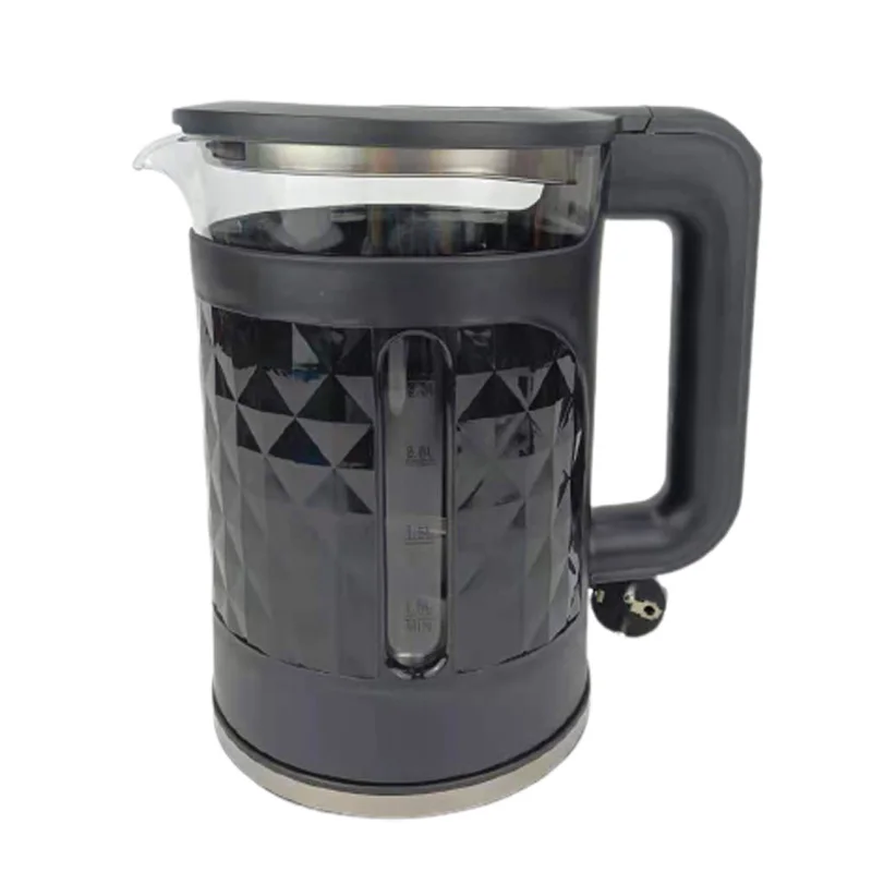 Factory Direct 2.3L Household Glass Electric Kettle With Boil Dry Protection