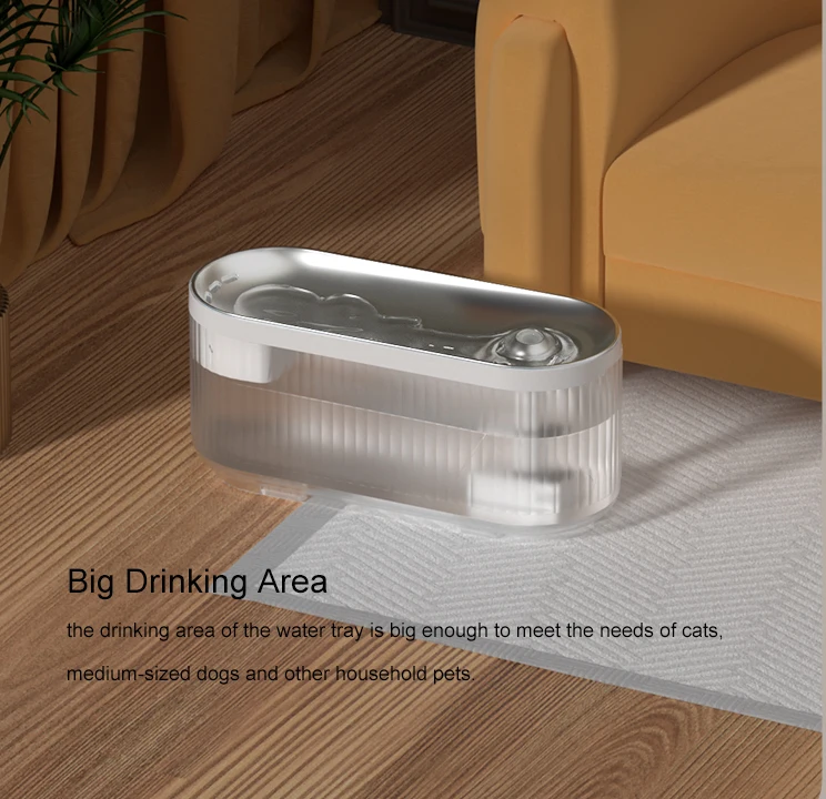 New Design Wifi 3L Pet Feeders Water Bowl Water Shortage Reminder Automatic Pet Water Fountain