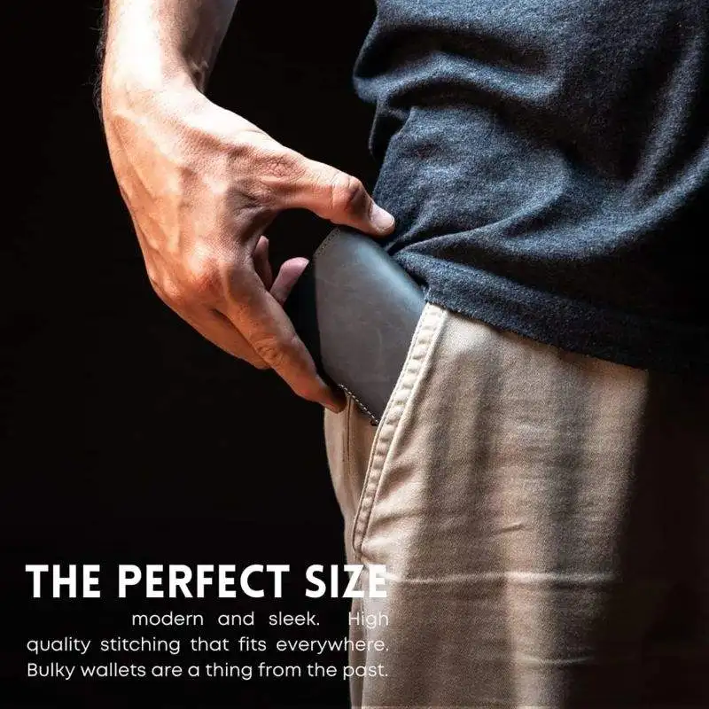 XD892 Custom Men PU Leather Wallet Designer Pop-Up Metal Aluminum Credit Card Holder RFID Shielding Safe Portefeuille Homme Cuir