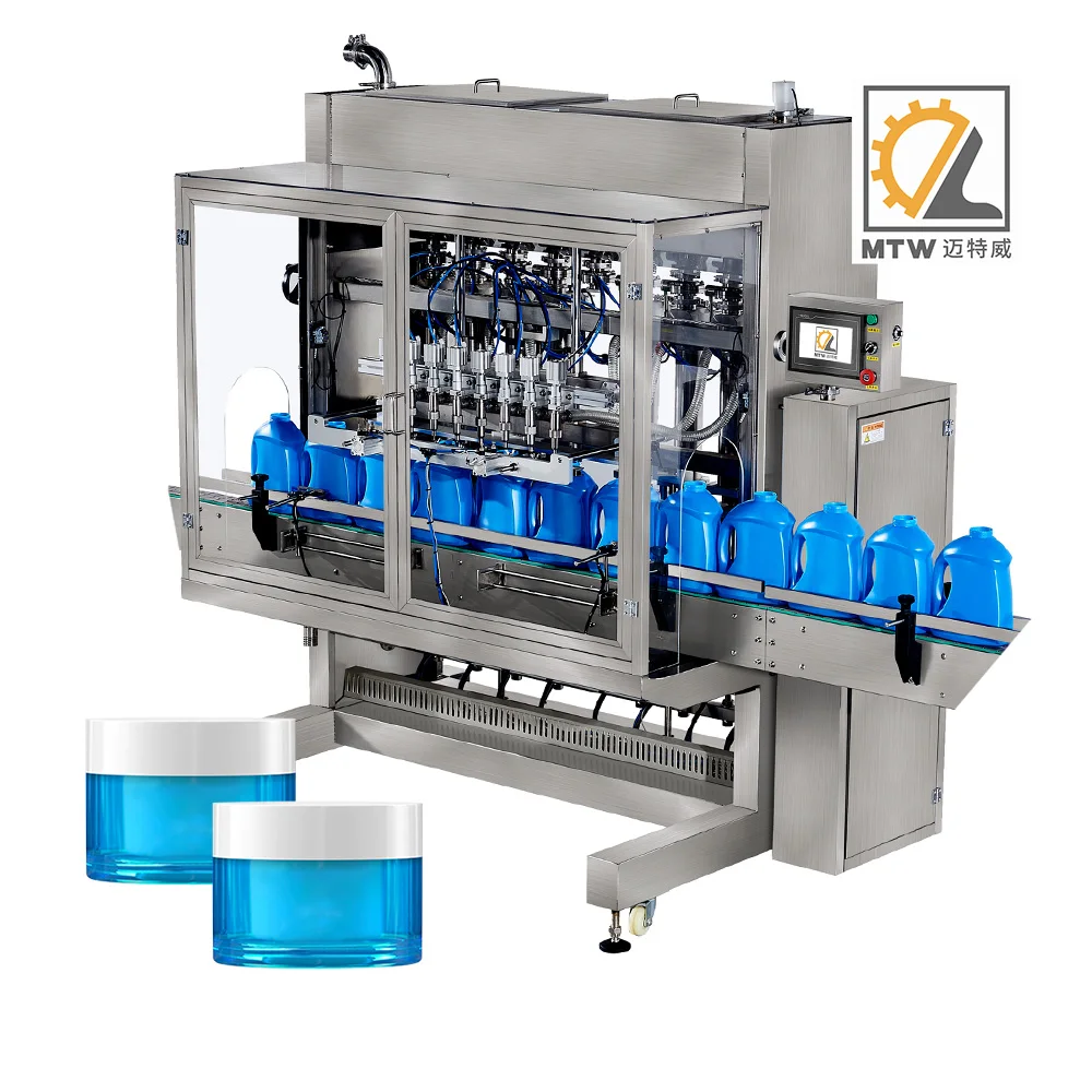 MTW 8 heads automatic glass laundry detergent dispenser viscous liquid filler machine