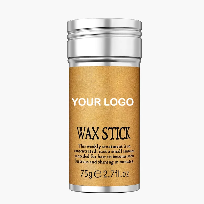 Latest Nourish & Shiny Create Sharp Lines Smooth Frizz Hair Unisex Vitamin E Beeswax Hair Finishing Stick For Broken Hair