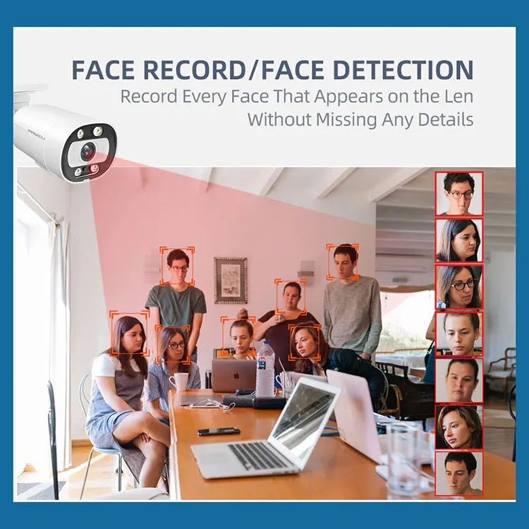 5mp cctv kit cctv camera kit 8ch nvr poe security camera system kit techage