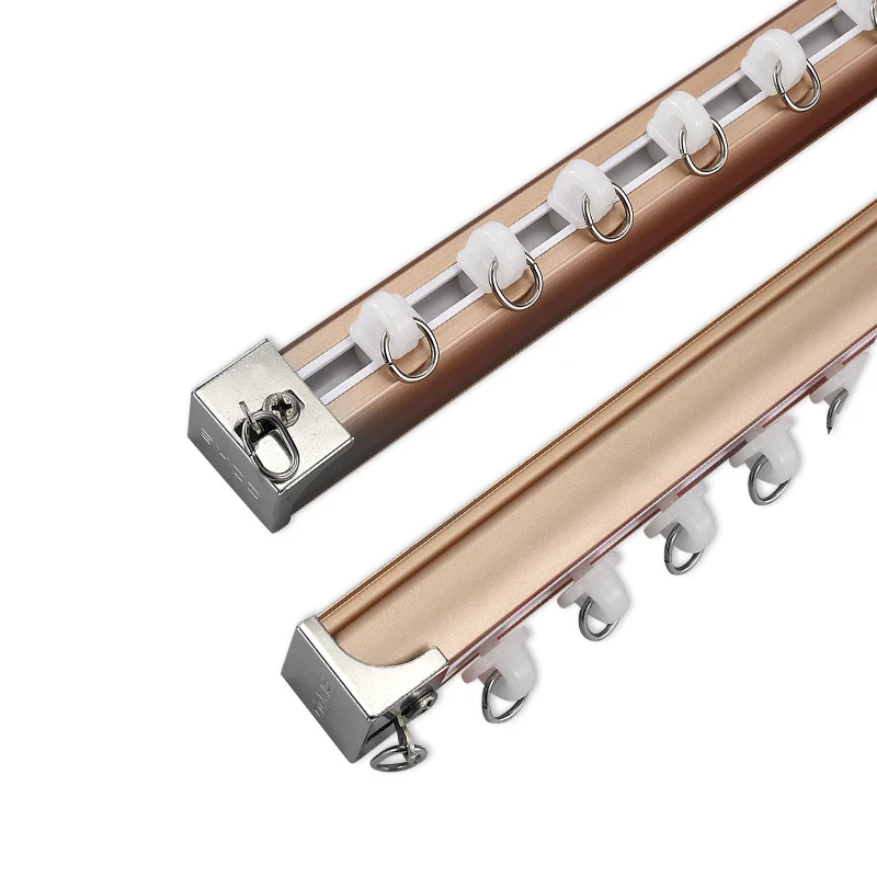 Wholesale of new materials straight slide rail curtain rail bracket curtain rail