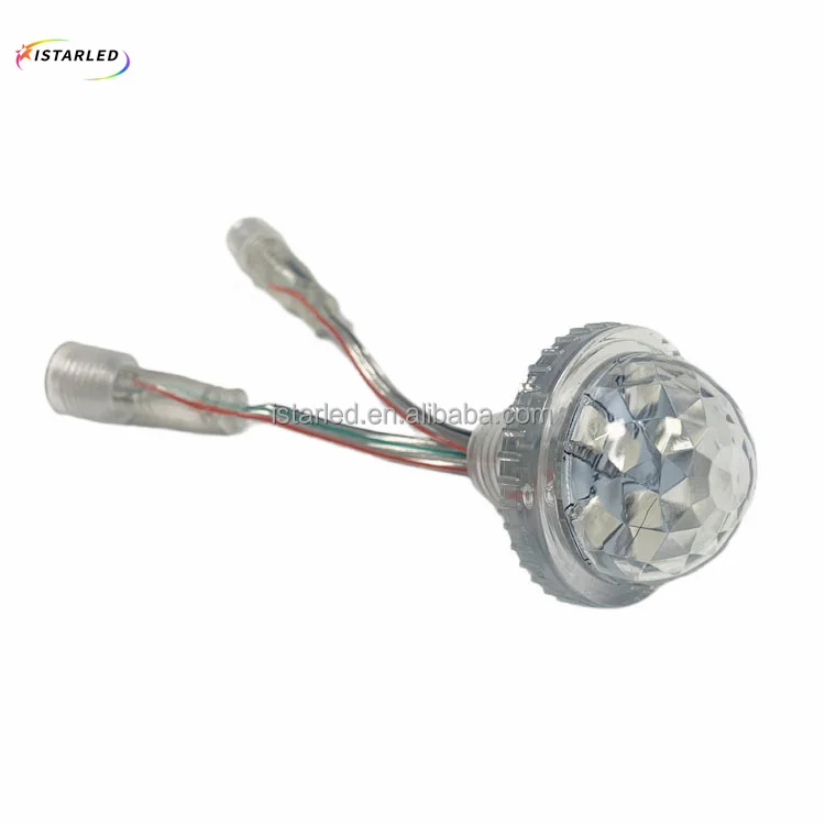 outdoor 9leds smd5050 funfair fairground 35mm round rgb pixel ucs1903 ucs2903 24v amusement led light