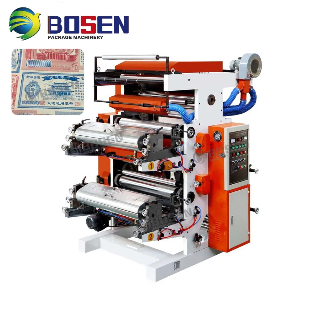 High Quality 5-100m/min Four Color Flexographic Printing Machine