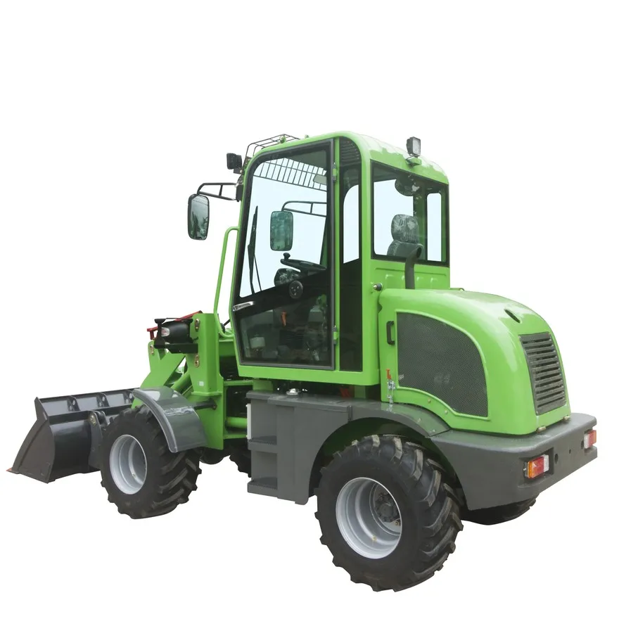 Agricultural machinery Garden Mini Loader New Model ZL08 Front Shovel Mini Articulated Wheel Loader 800kg for sale