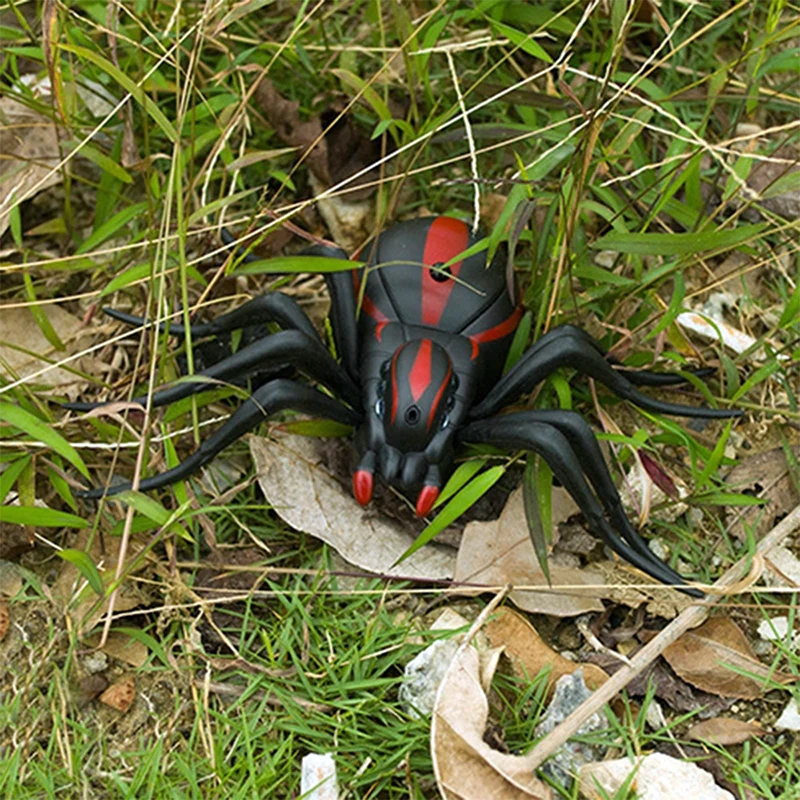 Surprising Party Props Decoration Indoor Games for Joke Electric Fake Animal Toy Remote Control Prank Spider